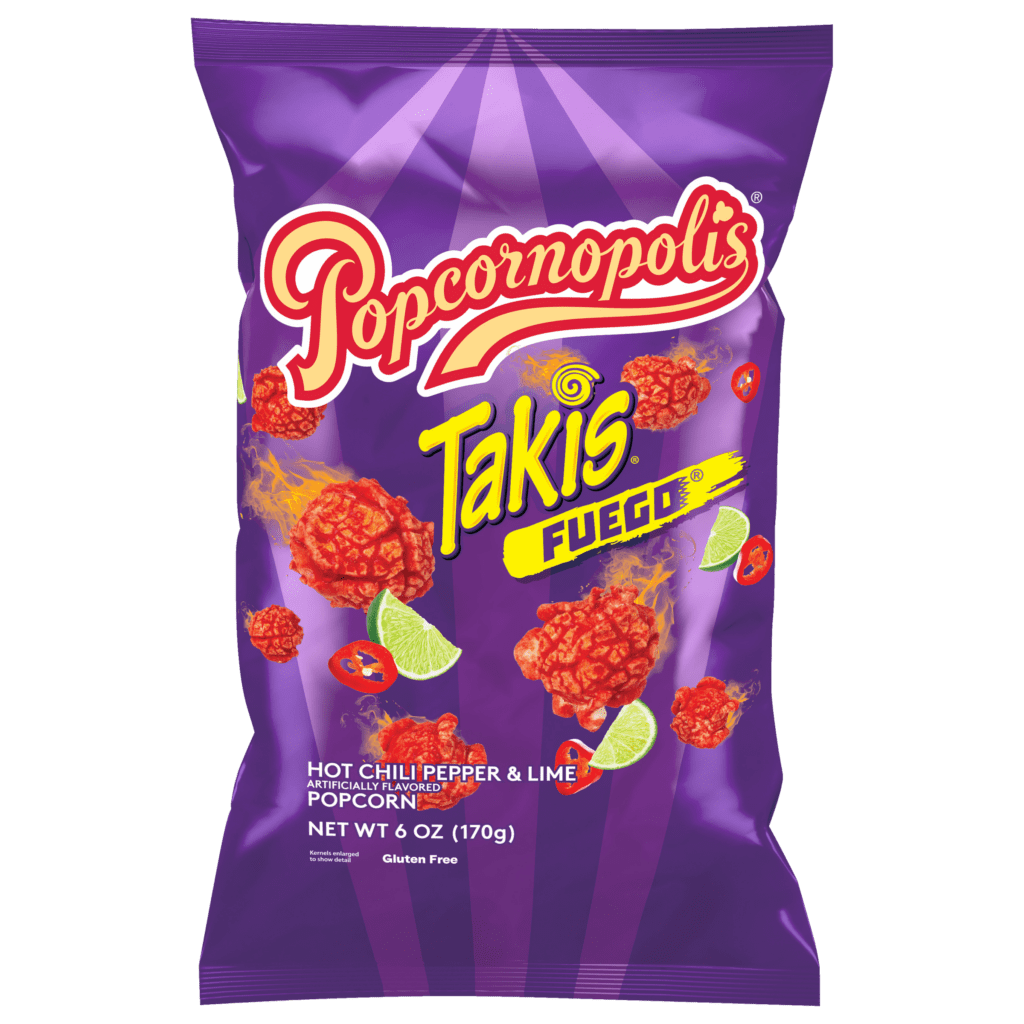 Popcornopolis Takis Fuego Popcorn 2oz 5ct