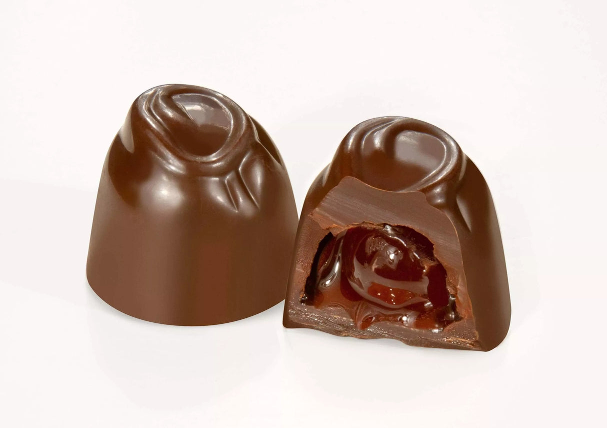 Asher Dark Chocolate Cordial Cherries Cupped 6lbs