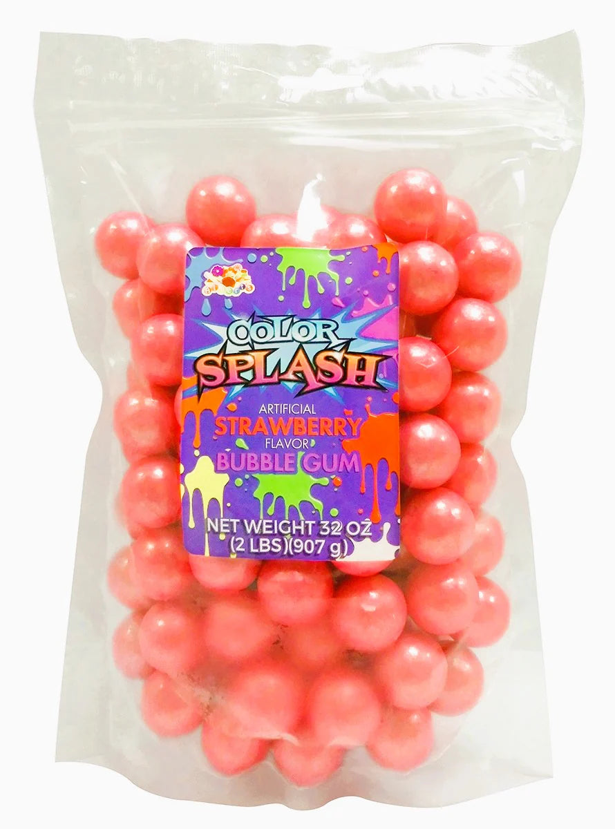 Alberts Bulk Color Splash Gumball 1" Pearl LIght Pink 2lb