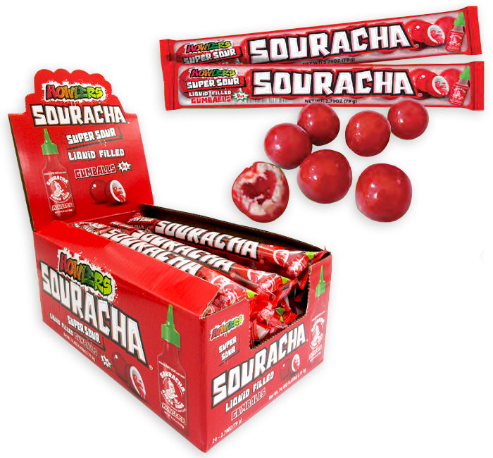Howlers Souracha Liquid Filled Gumballs 2.79oz 24ct