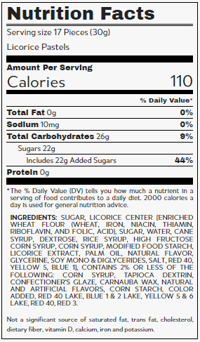 Jelly Belly Licorice Pastels 10lb - Default Title Jelly Belly Candy Store For Me