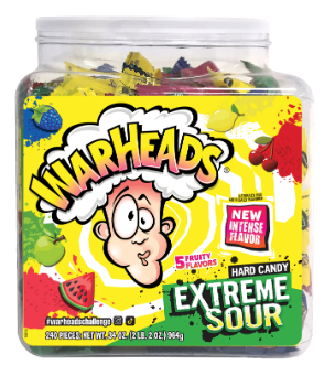 Warhead Tubs 240ct - Default Title Impact Candy Candy Store For Me