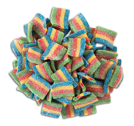 Kervan Sour Rainbow Mini Belts 2lbs - Default Title Kervan Gummies Candy Store For Me
