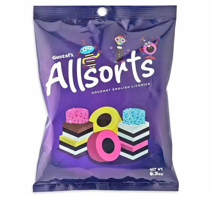 Gustaf's Licorice Allsorts 14.1 oz Bag 12ct CASE
