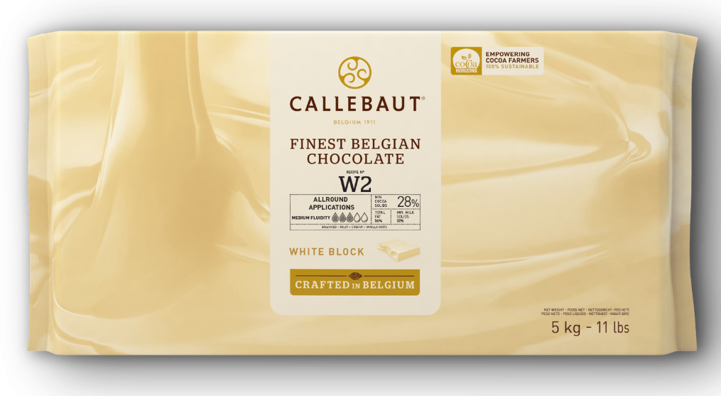 Barry Callebaut W2NV-132 White Chocolate Blocks 55lbs - Default Title Barry Callebaut Bulk Chocolate Candy Store For Me