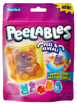 Frankford Peelables Assorted Animals Gummy Bag 4.25oz 9ct