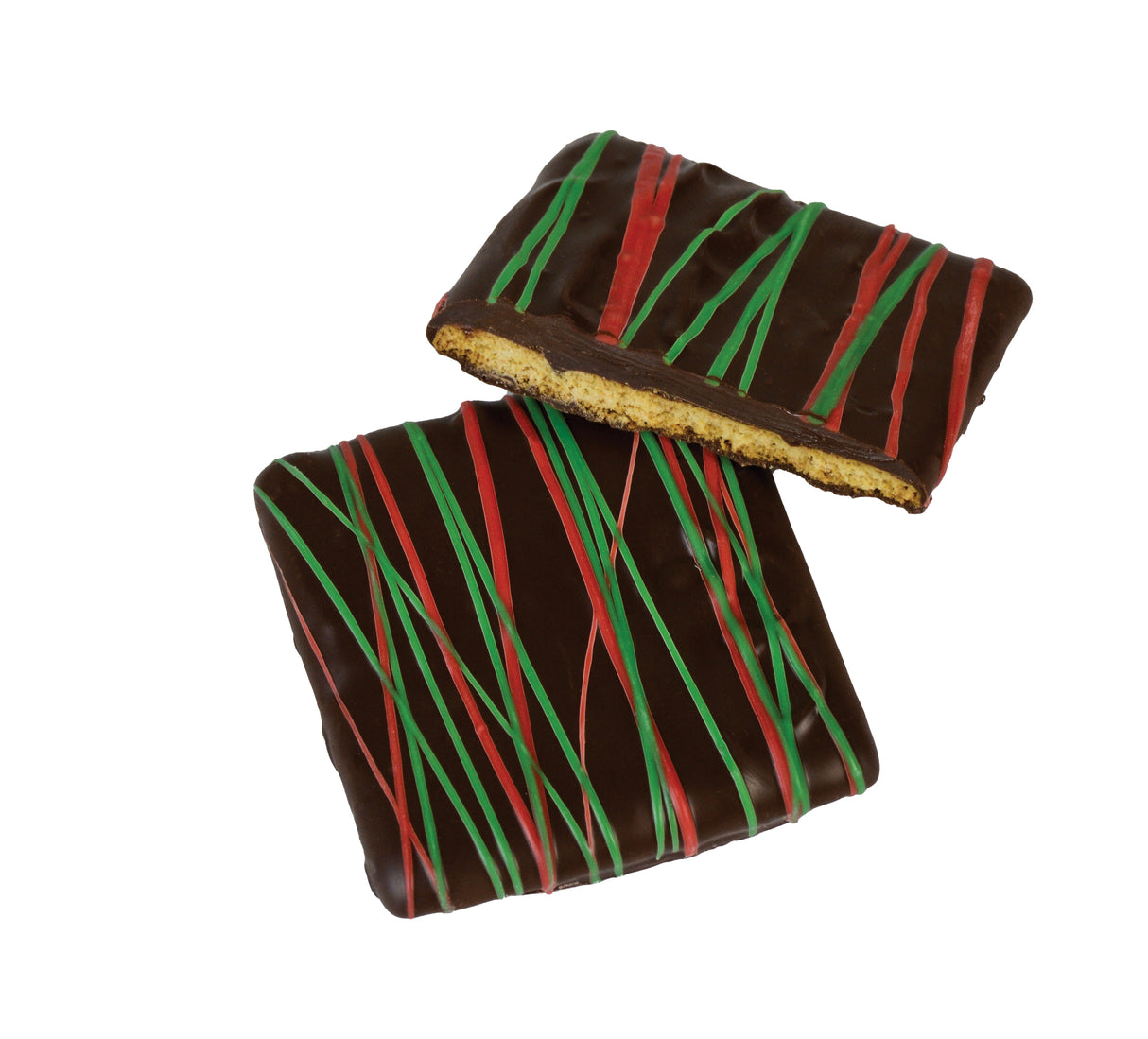 Asher Dk Choc Grahams w/Christmas String 5lb