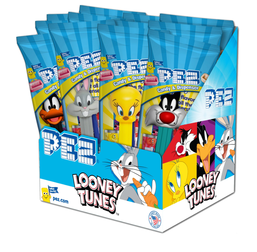 Pez Looney Tunes Assortment 12ct