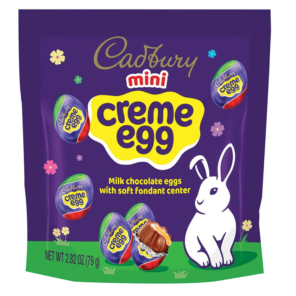 Cadbury Mini Creme Eggs Pouch 2.8 oz.Bag