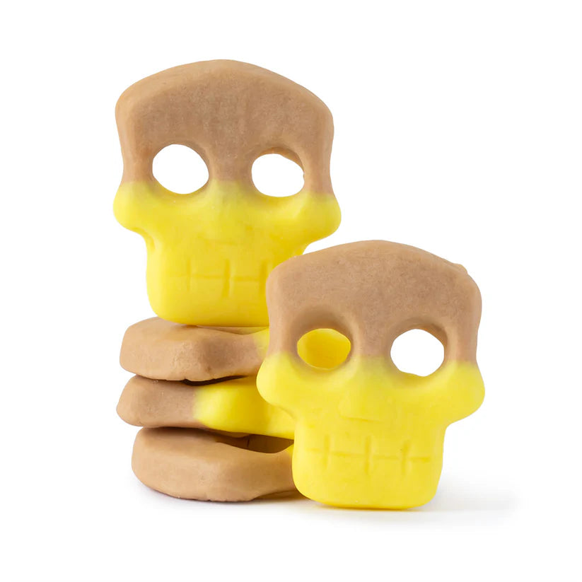 Swedish Style Sweet Banana Toffee Skulls 5lb tub