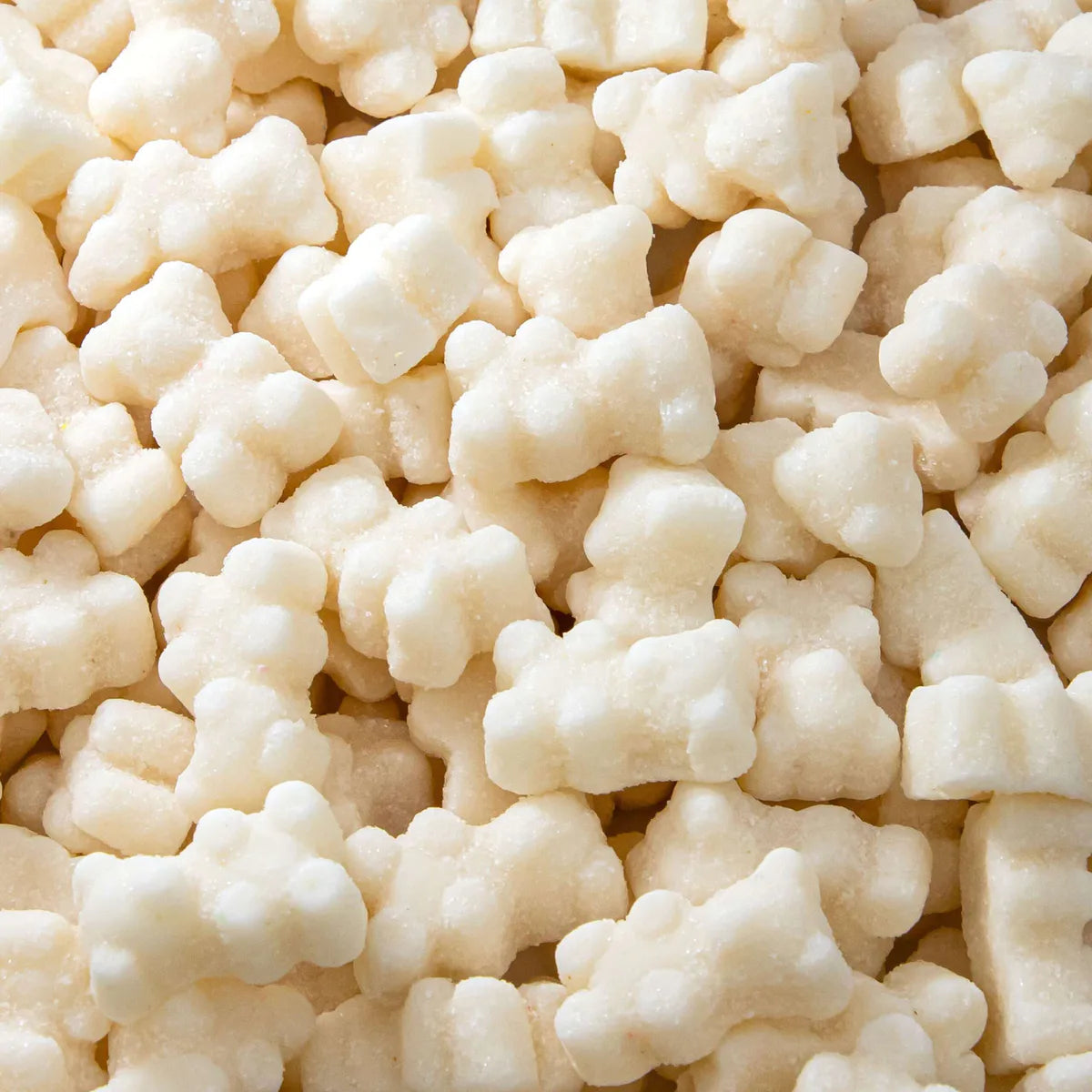 White Sour Vanilla Bears Starch Candy 5.5lb