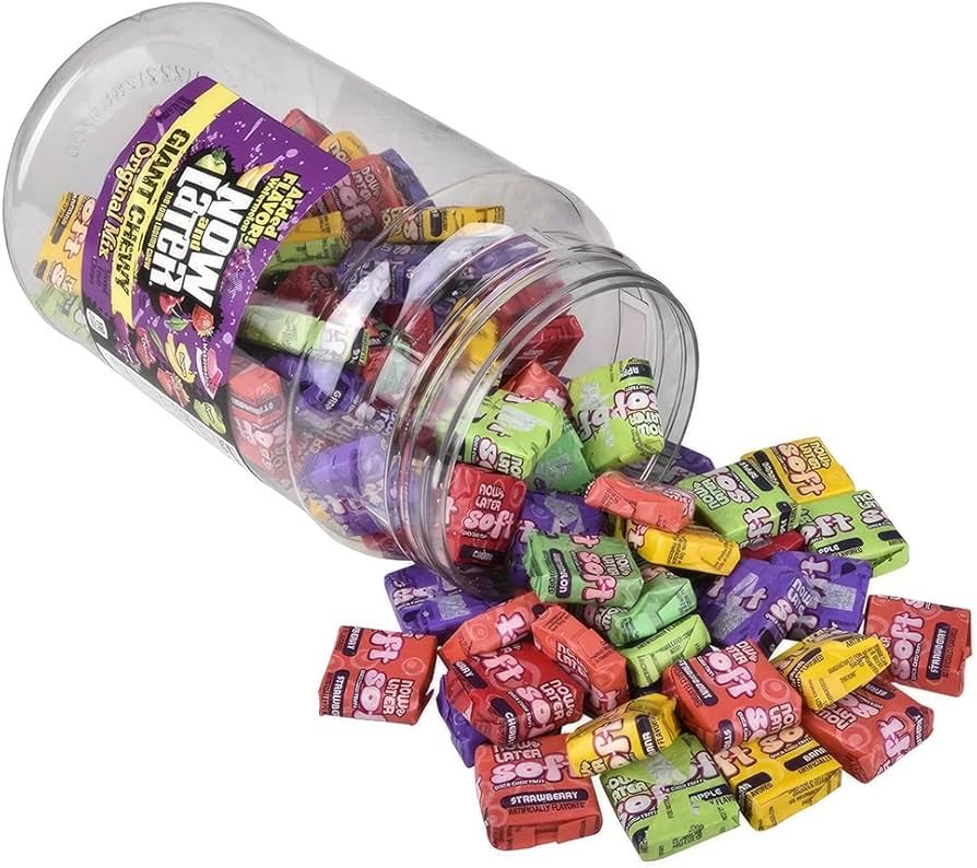 Now & Later Jars Giant Soft Assorted 120ct 38oz
