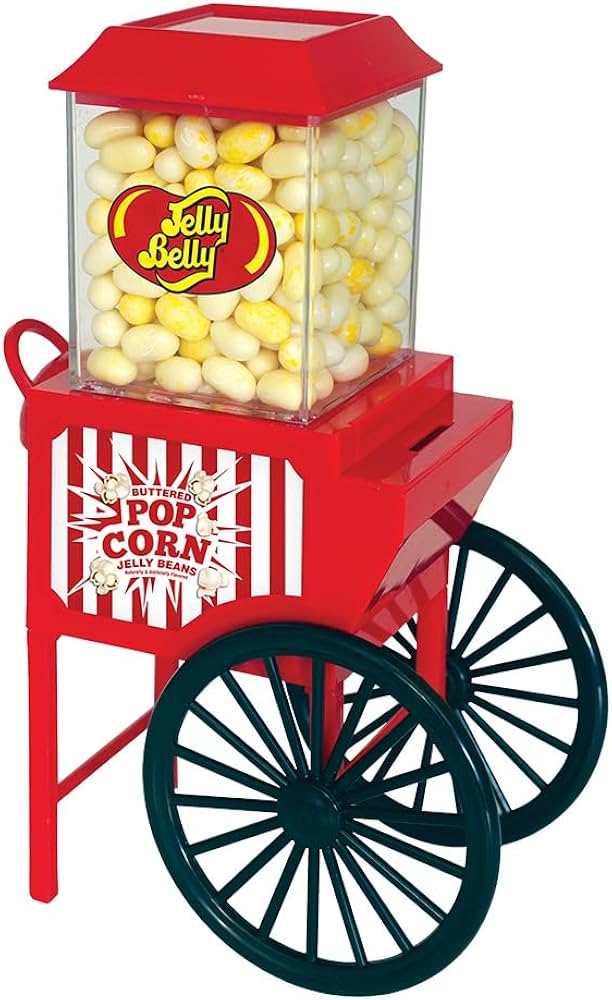 Jelly Belly Buttered Popcorn Cart Bean Machine 1oz 6ct