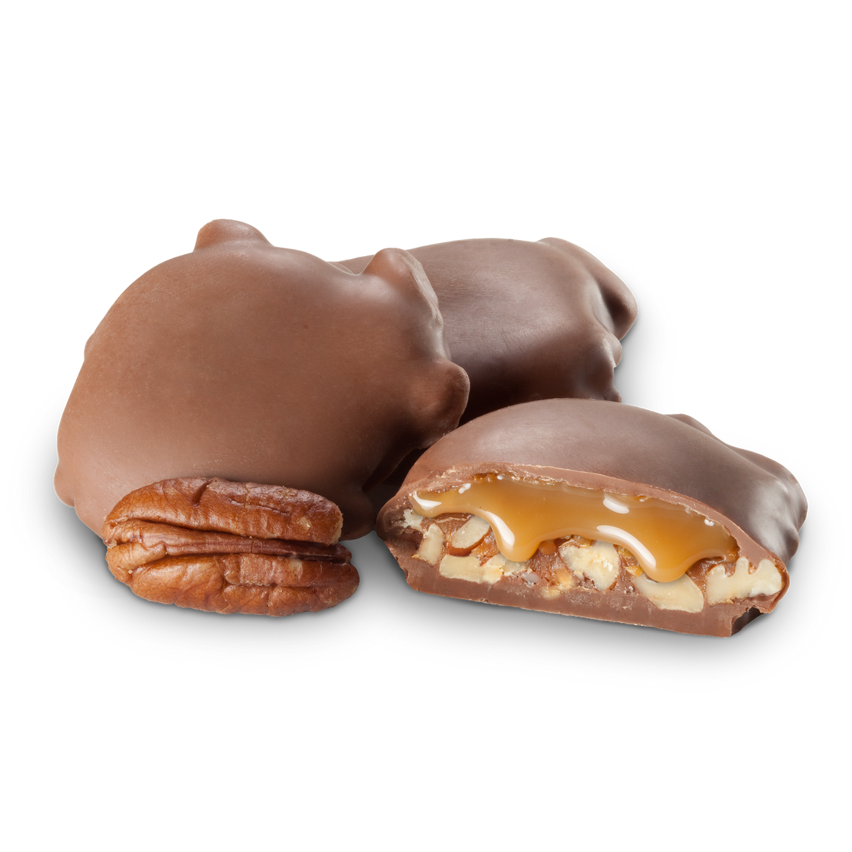 Albanese Mk Choc Pecan Caramel Patties 10lb Case