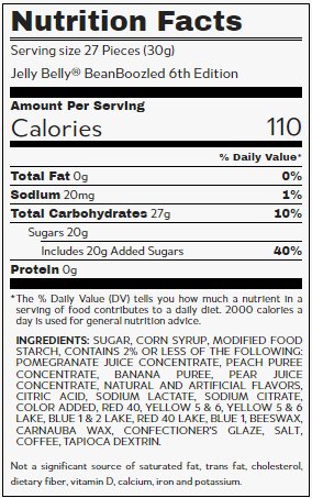Jelly Belly BeanBoozled Jelly Beans 3.5 oz Mystery Bean Dispenser 12ct - Default Title Jelly Belly Candy Candy Store For Me