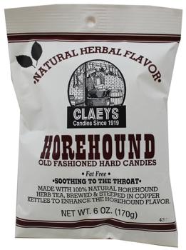 Claeys Horehound 6oz 12ct (4 boxes per case)