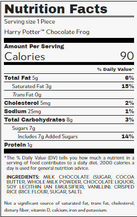 Jelly Belly Harry Potter Chocolate Frogs 24ct - Default Title Jelly Belly Novelty Candy Store For Me