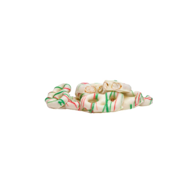 Asher White Gourmet Pretzel with Xmas String 6lb *Fragile Item*