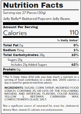 Jelly Belly Jelly Beans Butter Popcorn 10lb - Default Title Jelly Belly Candy Store For Me