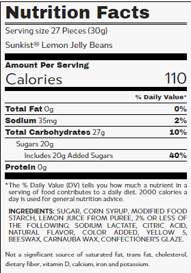 Jelly Belly Jelly Beans Sunkist Lemon 10lb - Default Title Jelly Belly Candy Store For Me