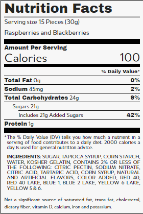 Jelly Belly Raspberries & Blackberries 10lb - Default Title Jelly Belly Candy Store For Me
