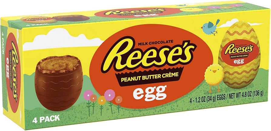 Reeses's Peanut Butter 3D Egg 4-Pack 4.8 oz