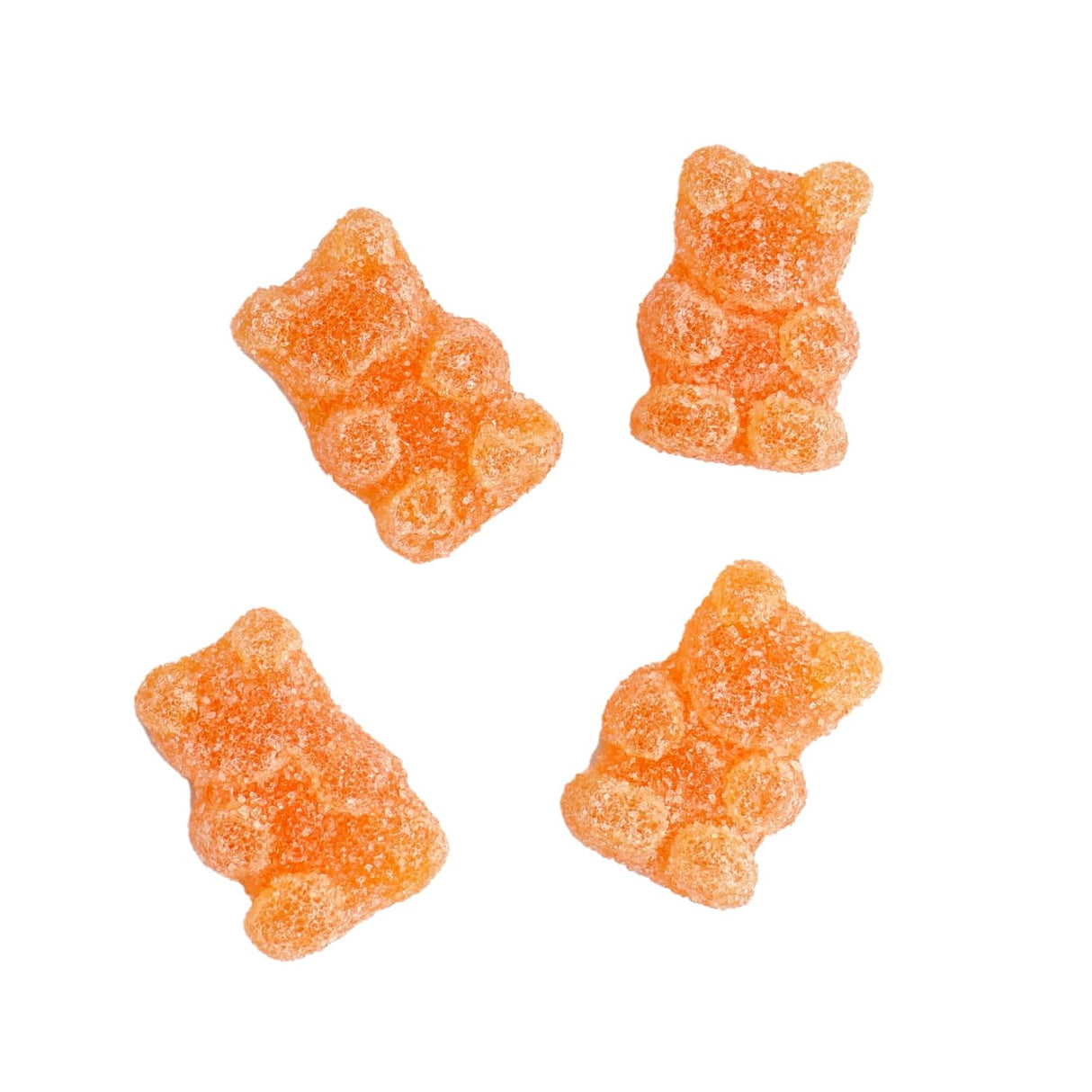 Orange Sour Baby Bears Starch Jelly Candy 2.2lb