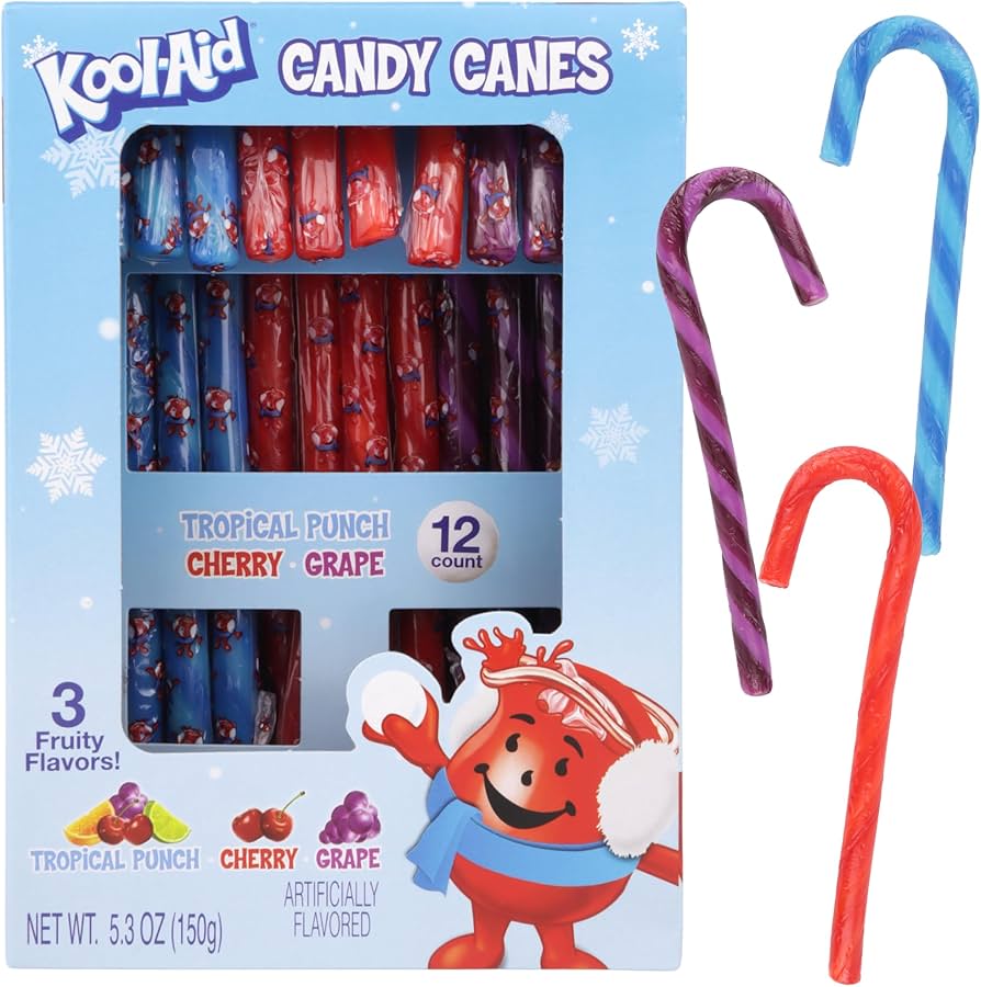 Kool-Aid 12pc Candy Canes Cradle 5.3oz 24ct