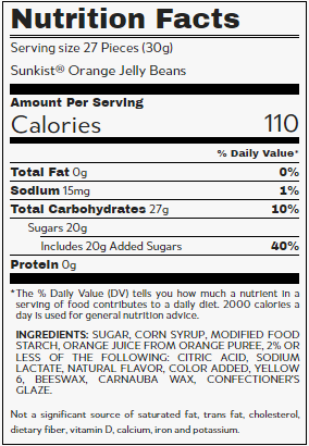 Jelly Belly Jelly Beans Sunkist Orange 10lb - Default Title Jelly Belly Candy Store For Me