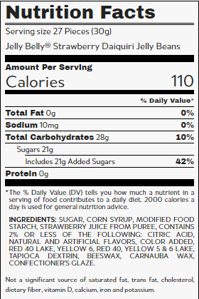 Jelly Belly Jelly Beans Strawberry Daiquiri 10lb - Default Title Jelly Belly Candy Store For Me