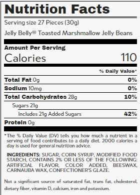 Jelly Belly Jelly Beans Toasted Marshmallow 10lb - Default Title Jelly Belly Candy Store For Me