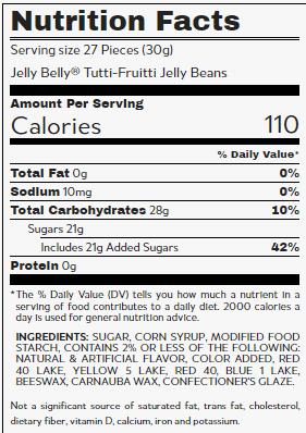 Jelly Belly Jelly Beans Tutti Frutti 10lb - Default Title Jelly Belly Candy Store For Me