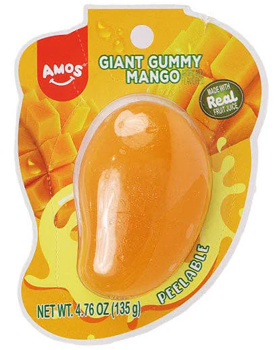 Amos Giant Gummy Mango Peelerz 4.76oz