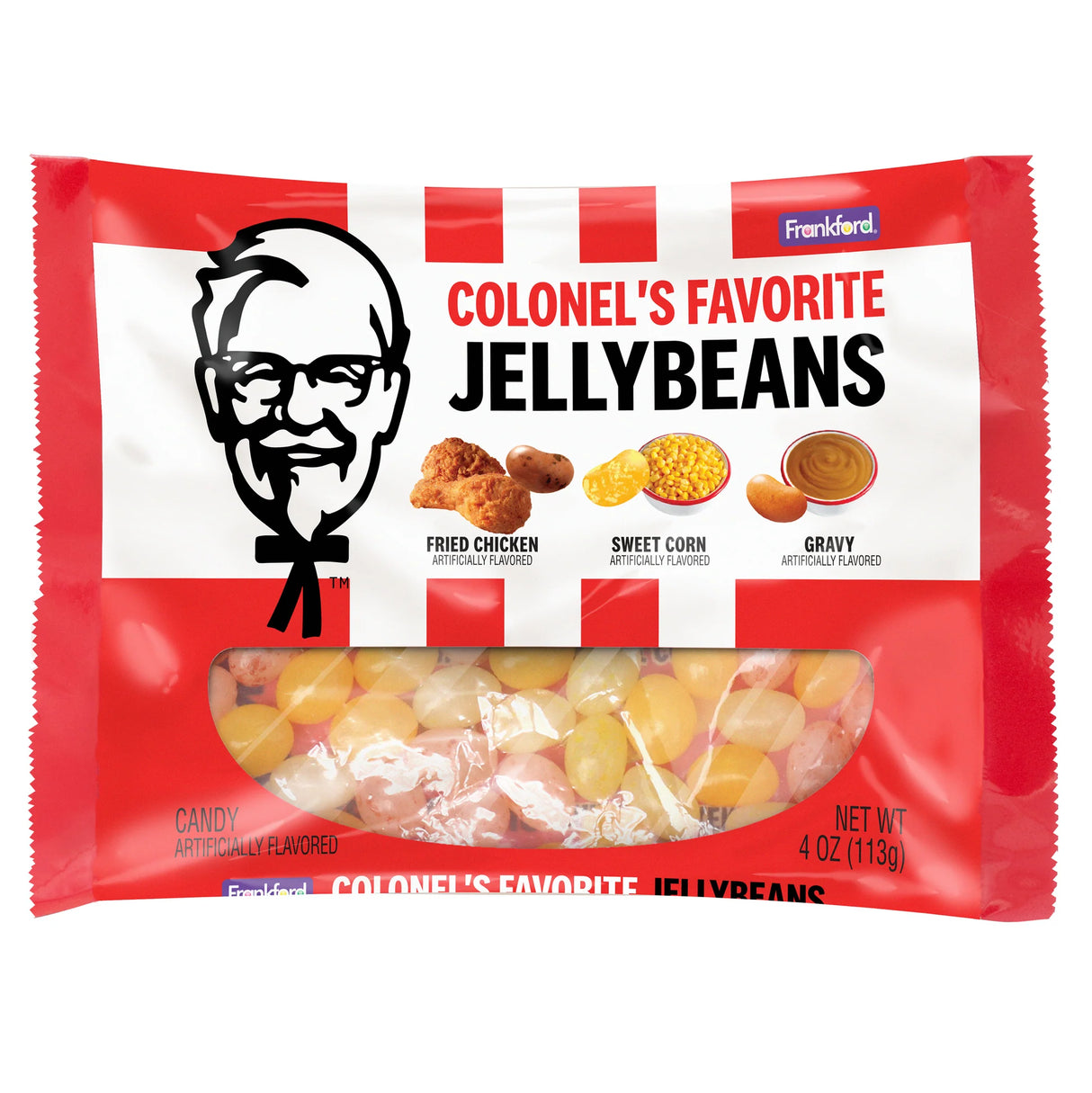 Frankford Candy KFC Jelly Beans Bag 4oz Bag