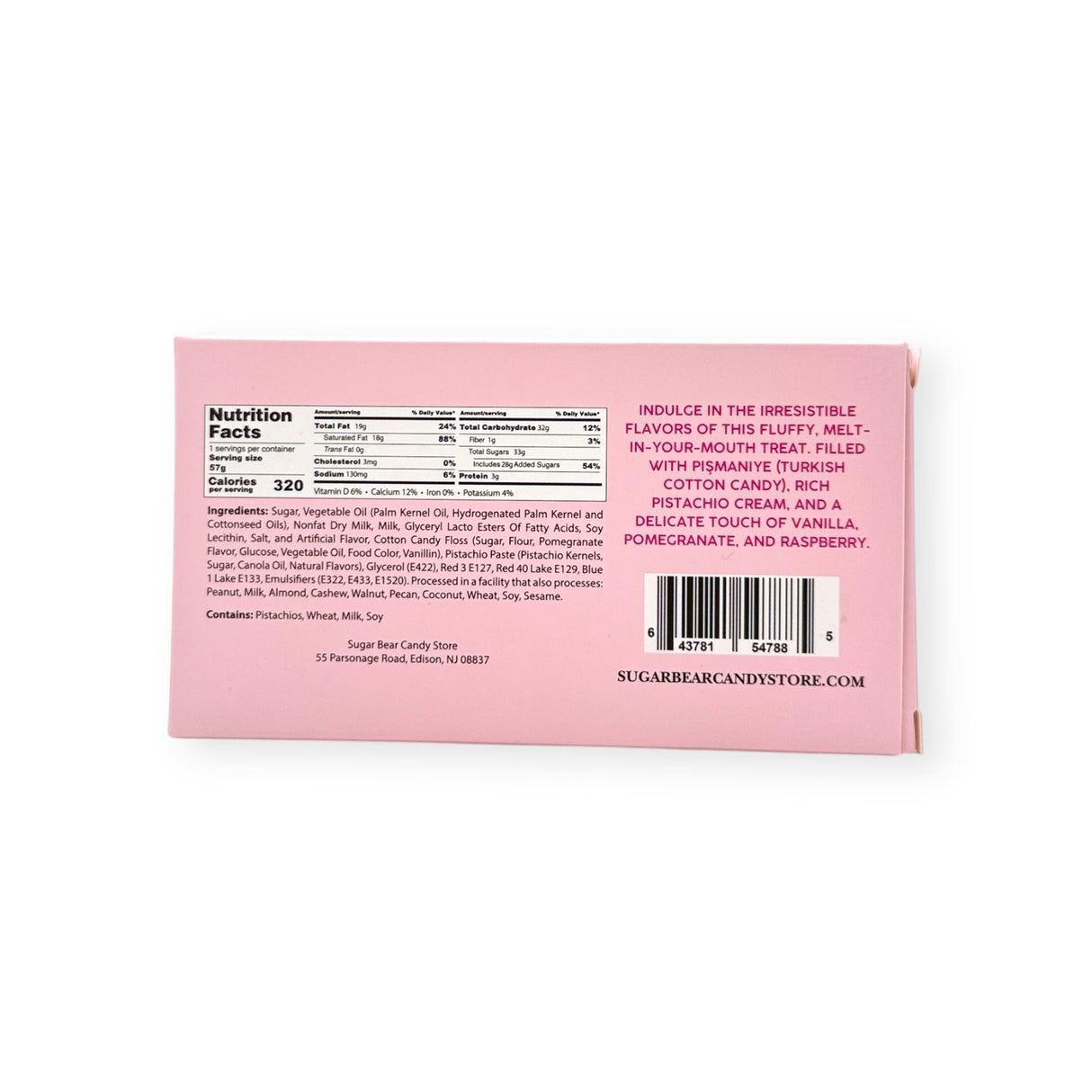 Pistachio Filled Angel Hair Milk Chocolate (small) 10ct