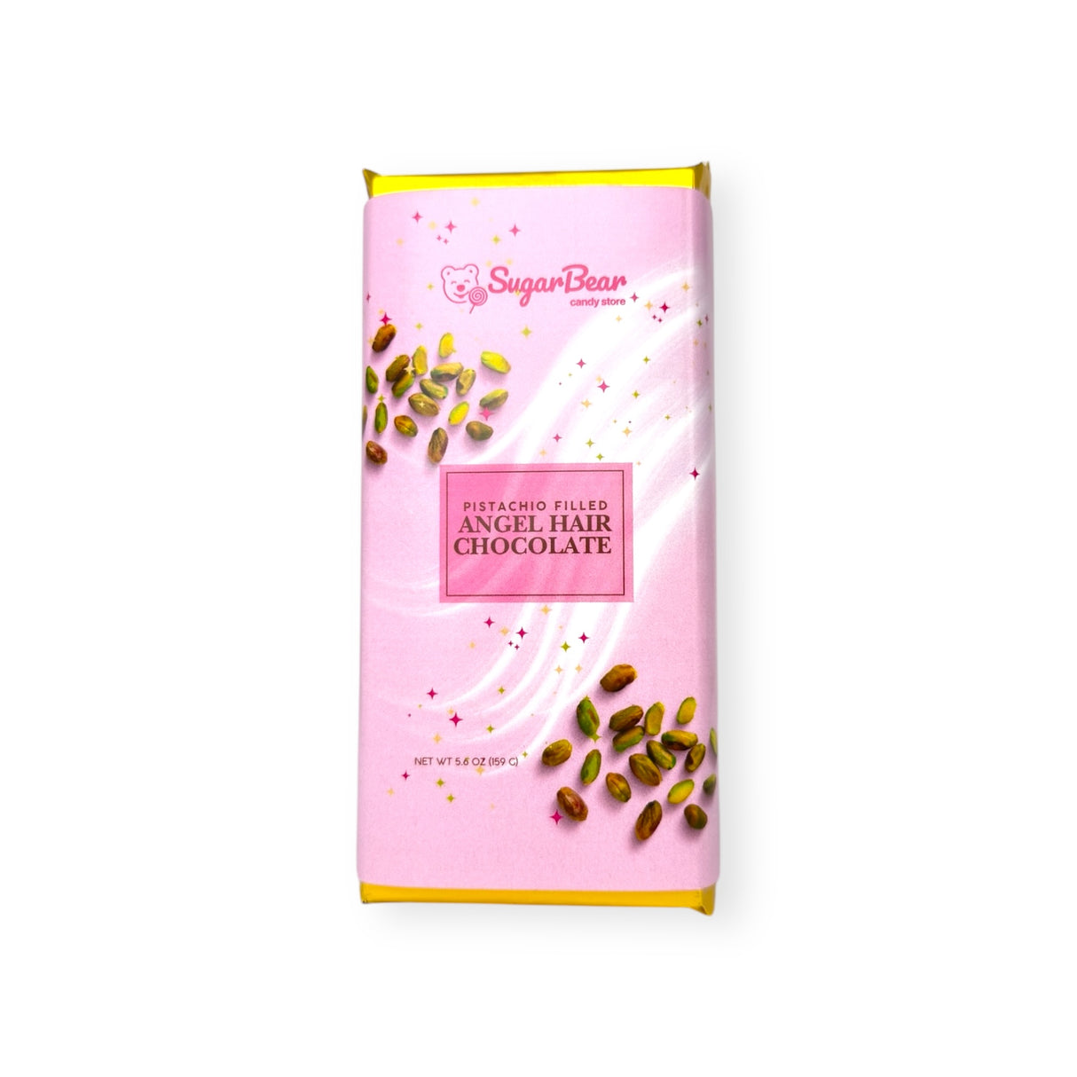 Pistachio Filled Angel Hair Milk Chocolate (large) 10ct