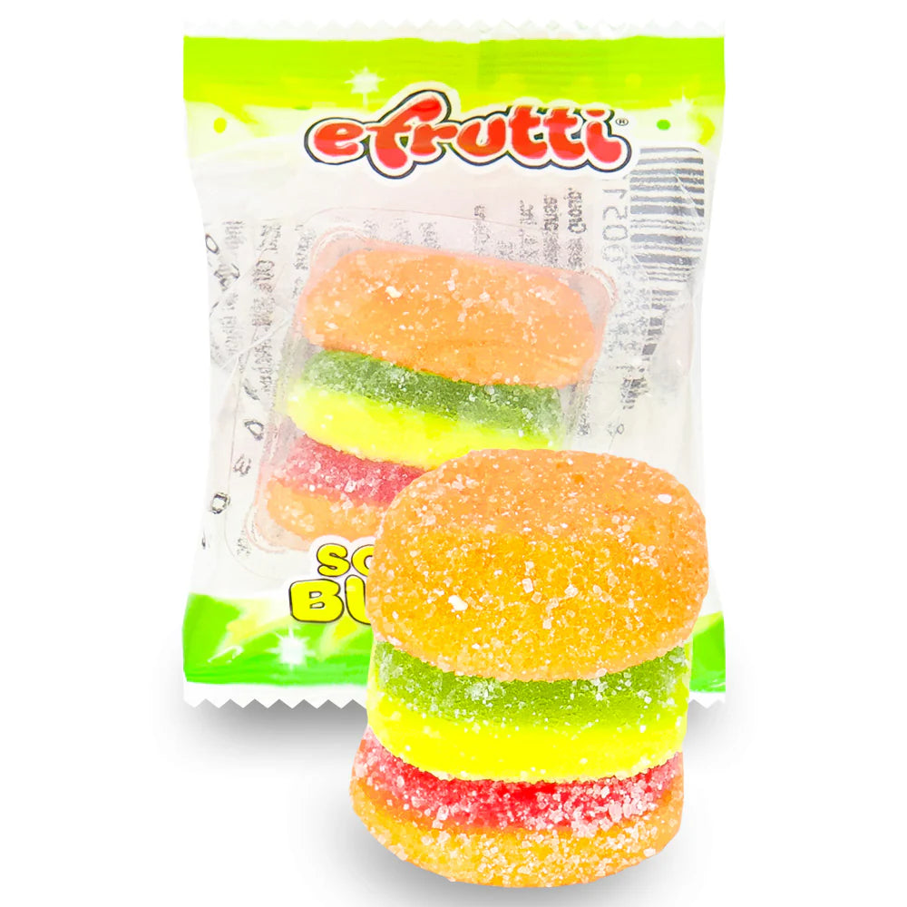 efrutti Sour Gummy Burgers 60ct