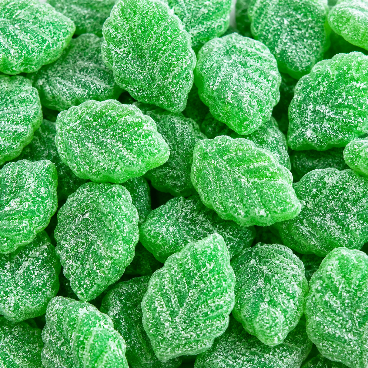 Spearmint Leaves Starch Jelly Candy 22lb