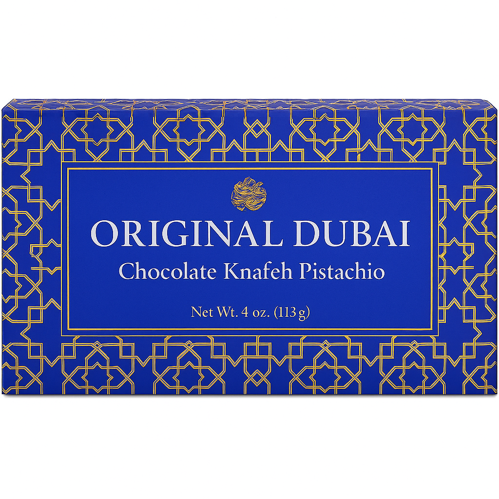 Dubai Pistachio Chocolate Bar Knafeh 4oz 12ct - Default Title Lovetta Chocolate Candy Store For Me