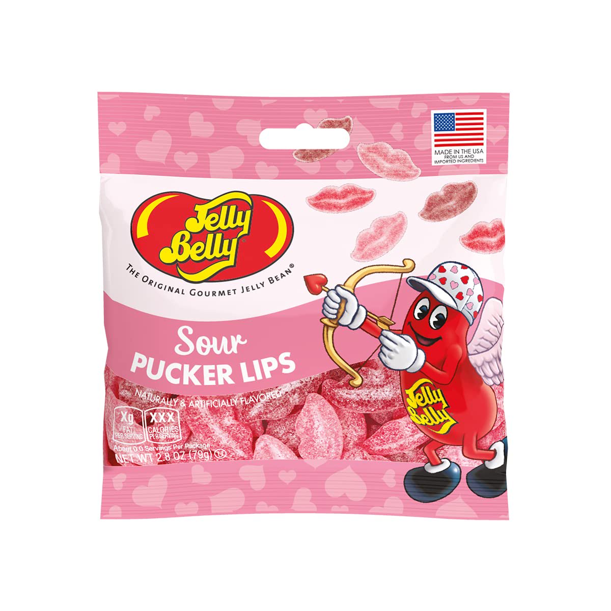 Jelly Belly Sour Pucker Lips 2.8oz 12ct