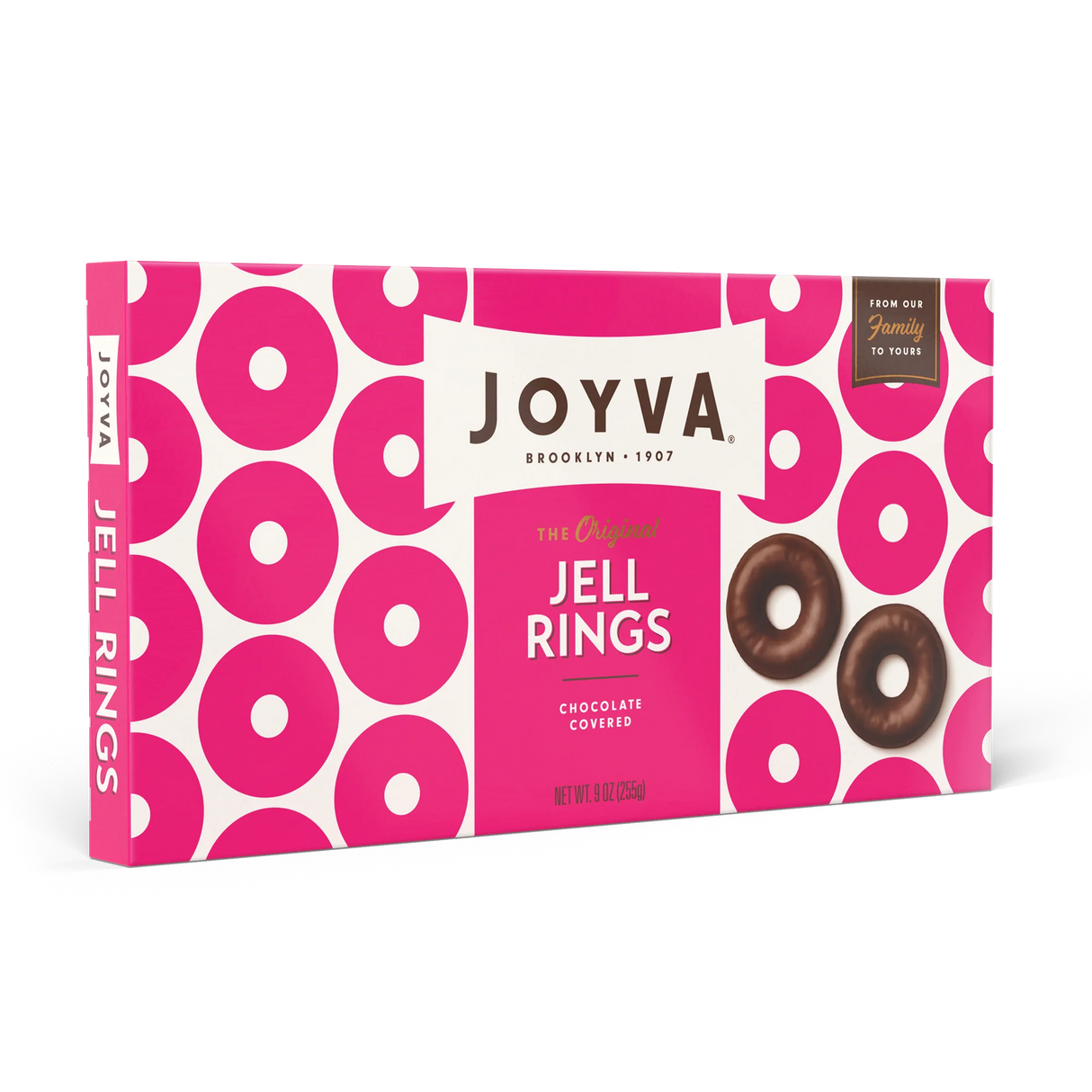 Joyva Chocolate Covered Raspberry Rings 5lb
