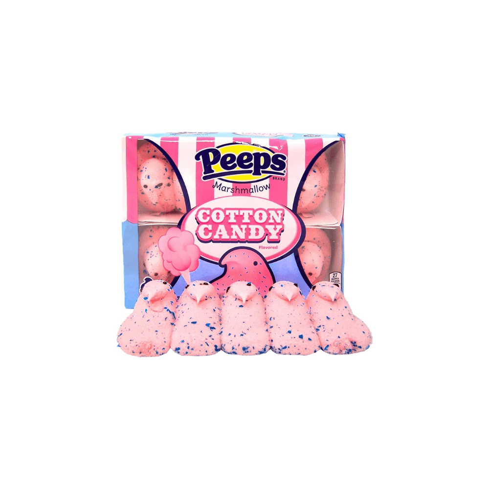 Just Born Peeps Marshmallow Chicks Cotton Candy (10 pack) 36ct