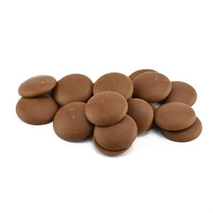 Merckens Cocoa Lite Milk Chocolate Melting Wafers 45lb