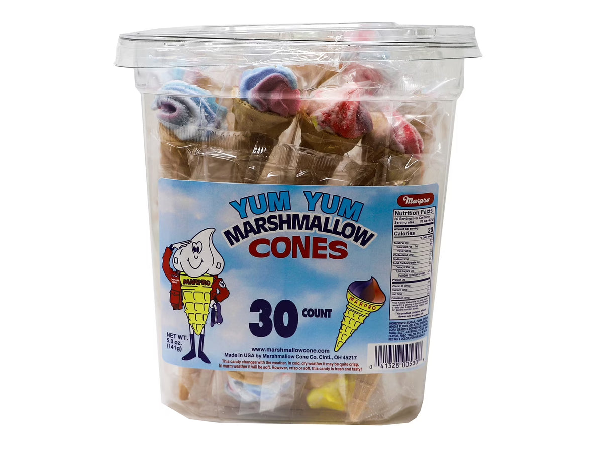 Marpro Marshmallow YumYum Cones 30ct