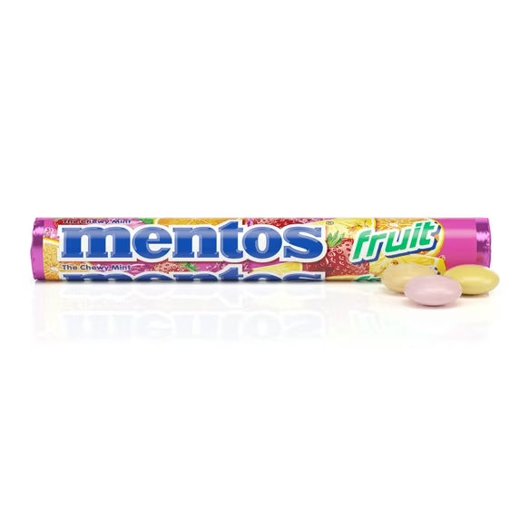 Mentos Singles Mixed Fruit 1.32oz 15ct