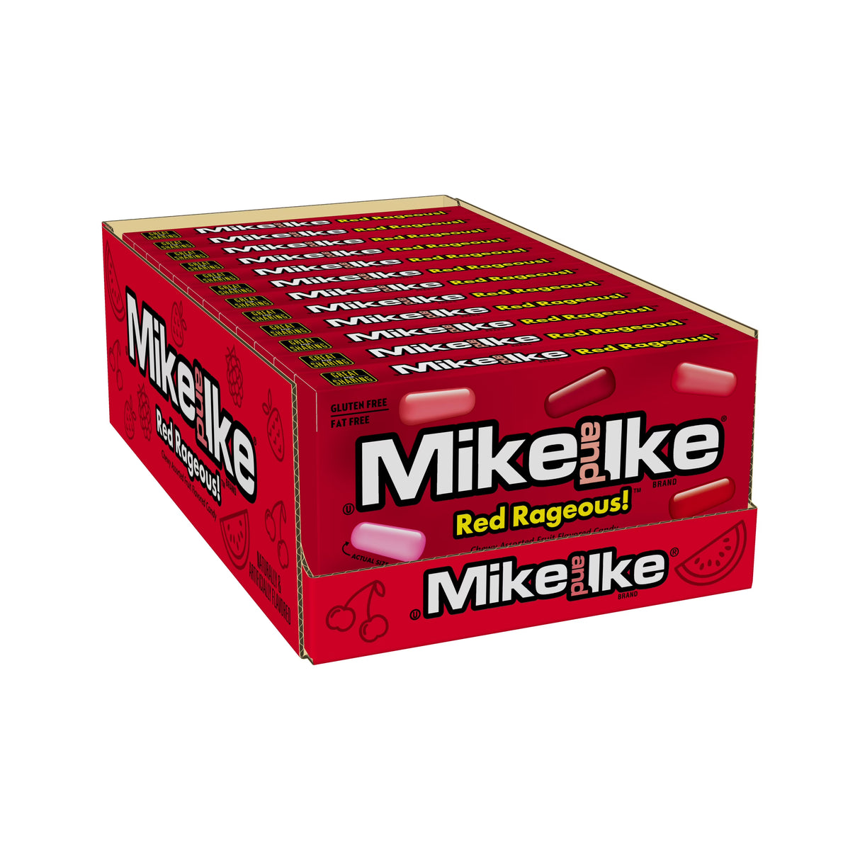 Mike & Ike Theater Box Red Rageous 4.25oz 12ct