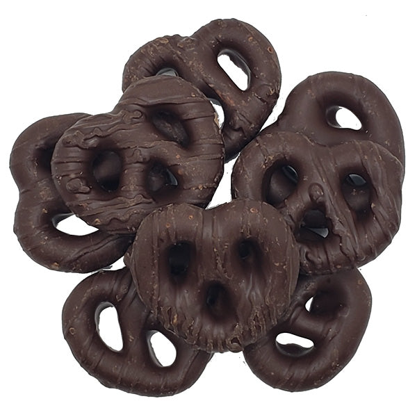 Dark Chocolate Confectionery Mini Pretzels 15 Pound Case