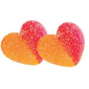 Vidal Peach Hearts (Sugared) 4.4lb