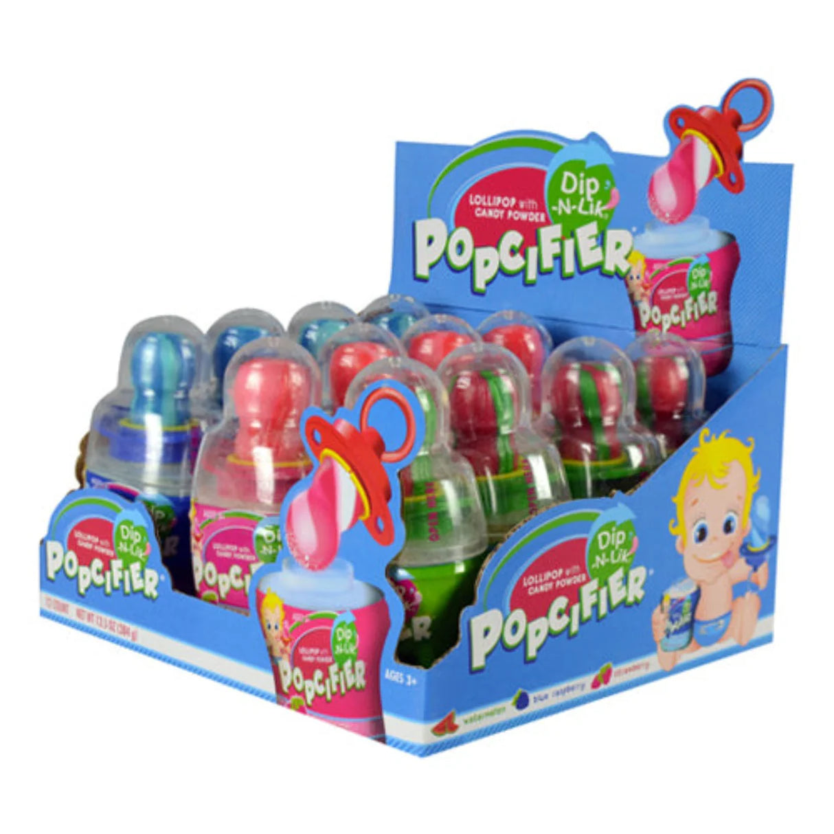 Koko's Novelty Pacifier Pop Dip-N-Lik 1.13oz 12ct