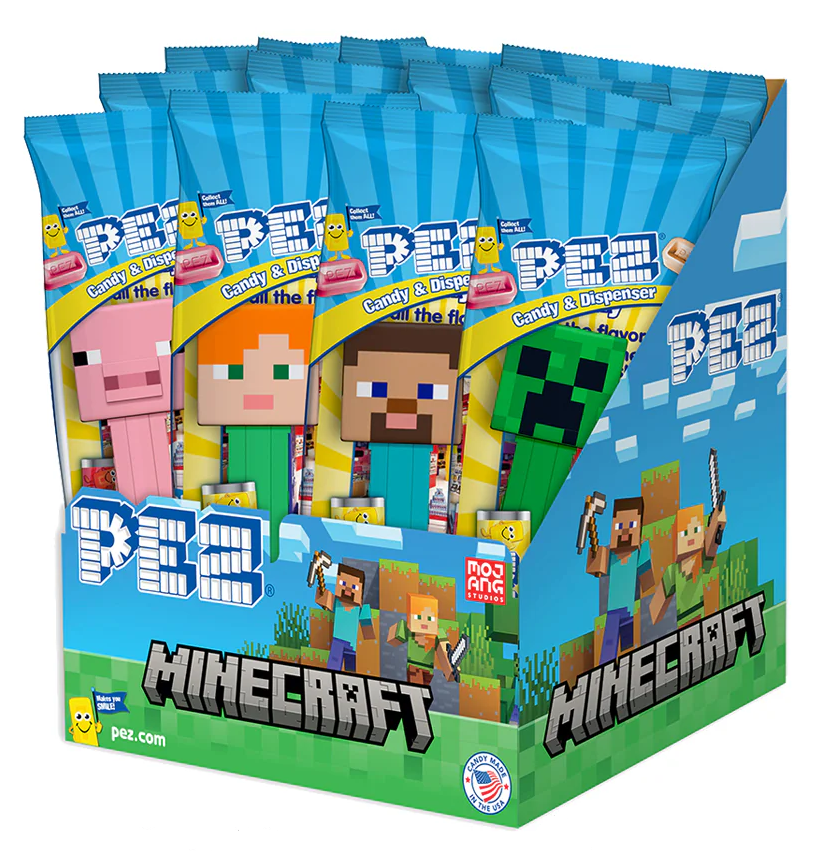 Pez Minecraft Assortment 12ct - Default Title Pez Novelty Candy Store For Me